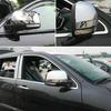 Pair Chrome Side Mirror Cover Cap For Jeep Grand Cherokee Durango 2011~