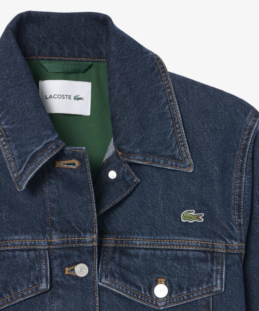 LACOSTE Women'S Denim Trucker Jacket Bf6813-56N Rne