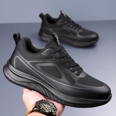 New Shoes for Men Chunky Sneaker Breathable Casual Sport Shoes Lightweight Cool Black Athletic Shoes
