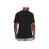 Under Armour Printed Letter Crew Neck Short Sleeve T-Shirt Men Tops Black 1374212-001