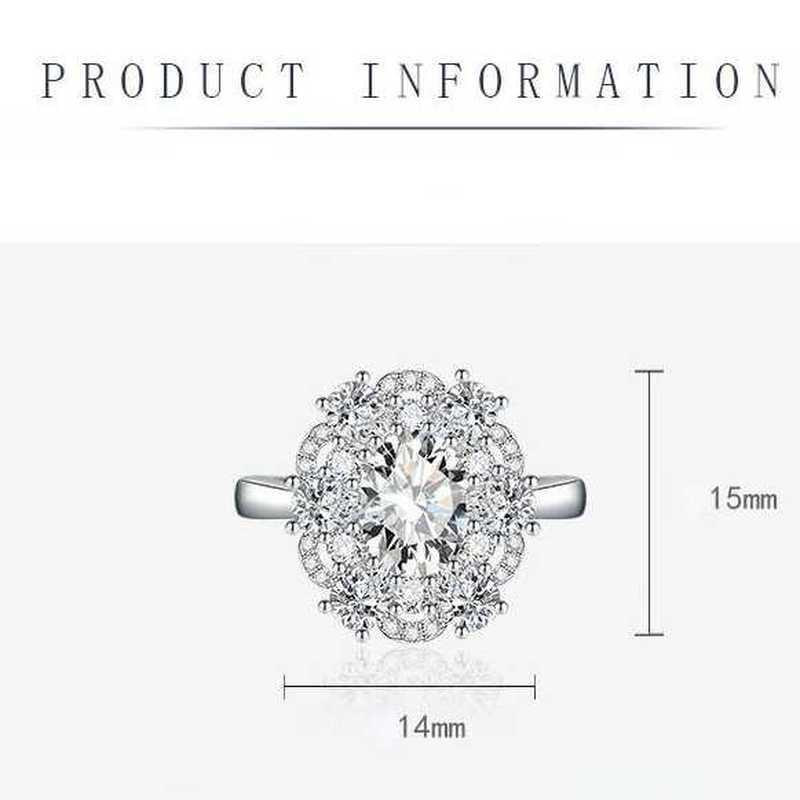 Sace Gems Classic Copper Alloy Zircon Ring Ladies Jewelry Wedding Promise Party Gift