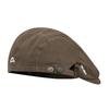 Spring Summer Embroidery Beret Hat Vintage Front Back Wear Flat Hat Cotton Soft Gatsby Cap Unisex