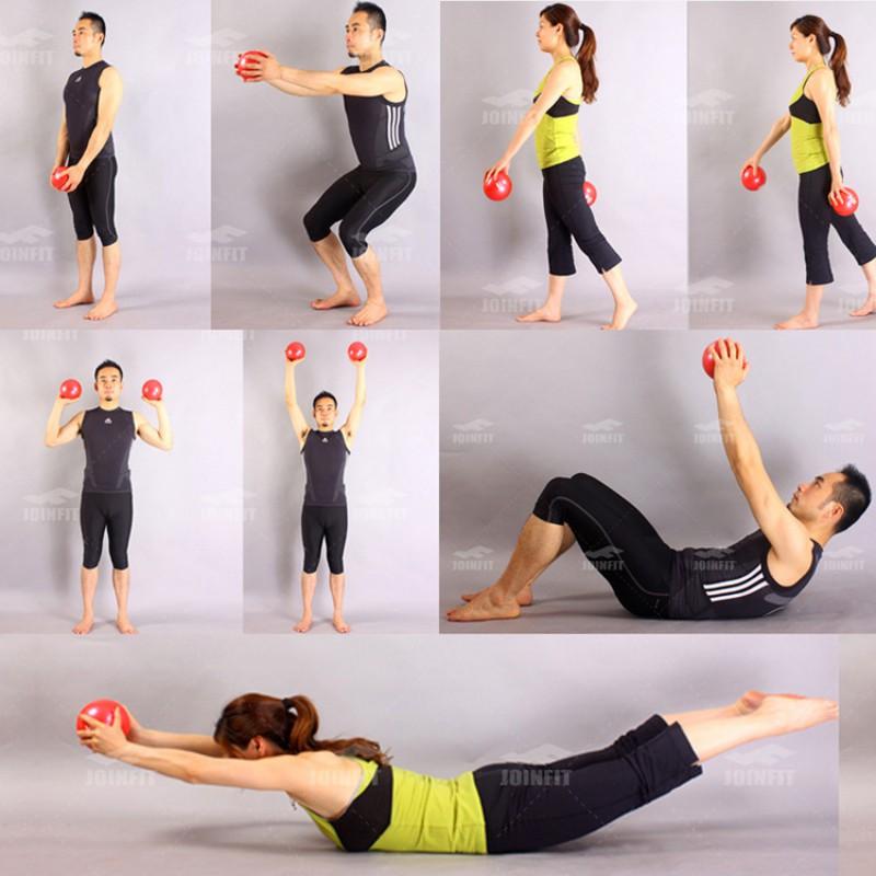 Weighted Sand Filled Massage Ball Myofascial Release Yoga Therapy Neck Back Muscle Relief Training