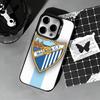 Hot M-Malaga CF Phone Case For iPhone 17,16,15,14,13,12,11 Plus,Pro Max,XS,Colored Silver Phone Case