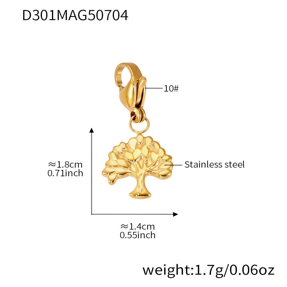 Oumeka Stainless Steel Multi-Pendant Jewelry Set for Women - Versatile Bracelet and Necklace Accessories