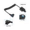 D-TAP One-to-Three Power Cable with Digital Display, B-Type Anton V-Mount Camera Battery Power Converter Cable