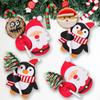 Tarjetas de Papel para Piruletas de Navidad Papá Noel Dulces Recuerdos de Fiesta Tarjetas de Felicitación Paquete de Soporte para Piruletas para Niños Decoración de Fiesta de Año Nuevo