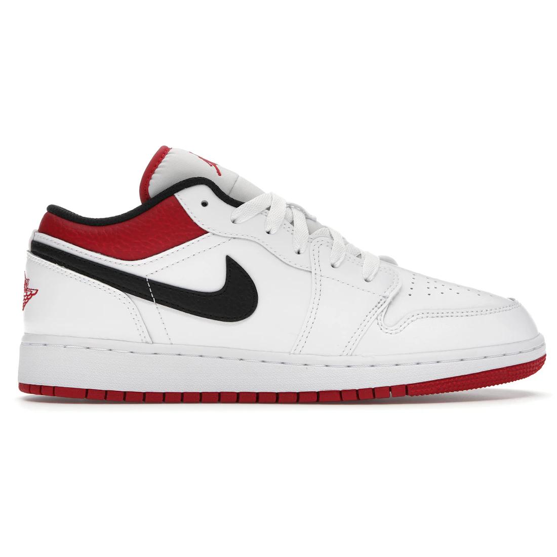 

Sneaker Jordan 1 Low White Gym Red (GS)(553560-118) 35.5