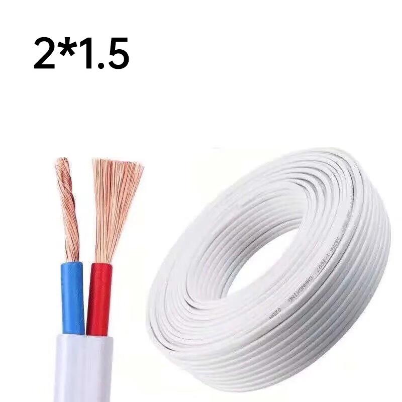 Yuxin BVV Copper Sheathed Electrical Cable (100m Roll)