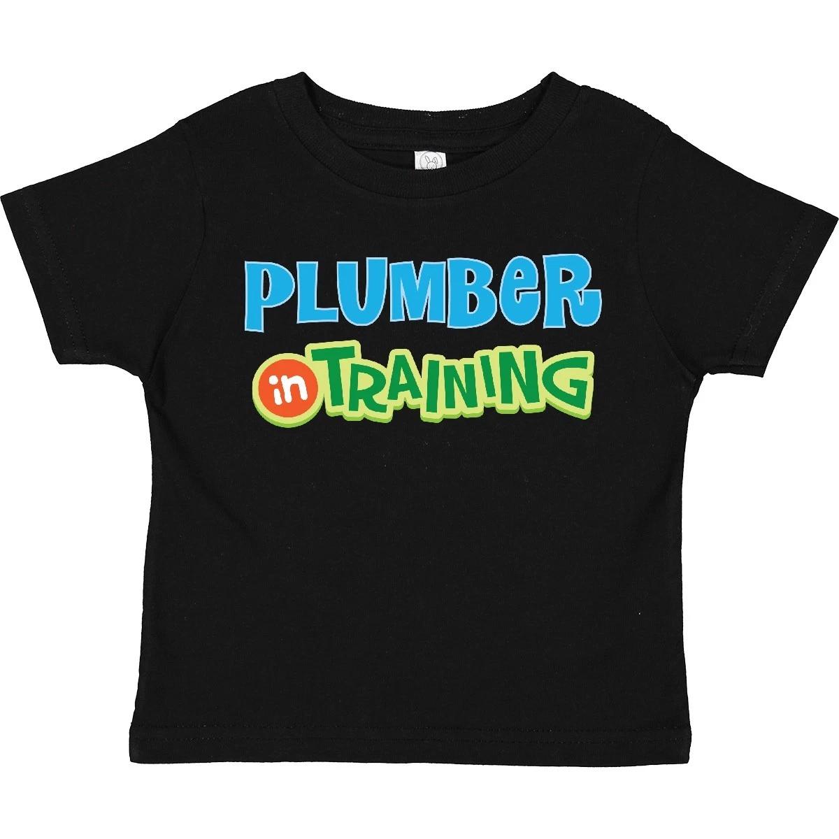 Inktastic Plumber In Training Toddler T-Shirt Future Job Occupation Career Child 130