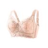 No Steel Ring Bra Women's Underwear Large Size Thin Design Adjustable Bra Adjustable Bra Double Breasted Upper Support Anti Sagging Bra