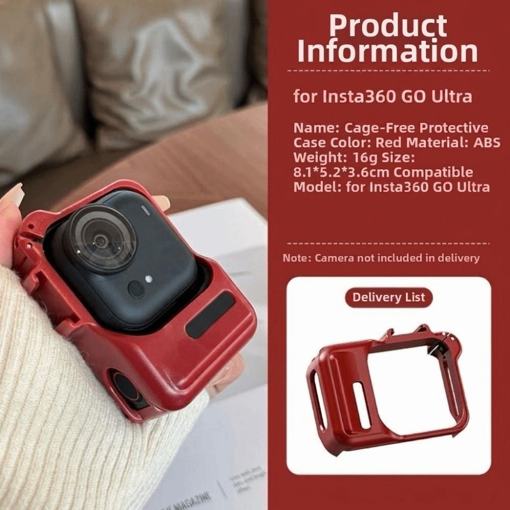 Protective Protective Frame Durable Protective Shell for Insta360 GO Ultra Travel Photography
