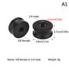 3/8 Inch Female To 1/4 Inch Male Threaded Adapter Monopod Mount Adapter Tripod