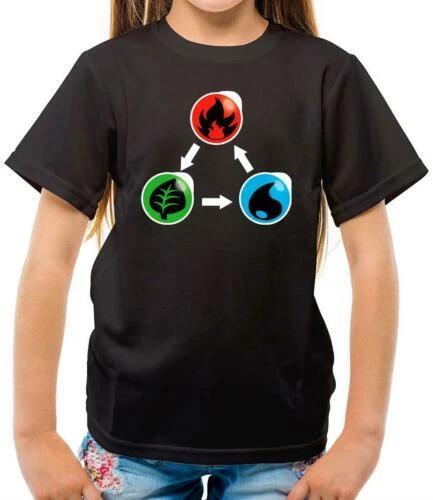 

Fire Earth Water Poke - T-Shirt - Game - Gamer - TV - Cartoon - Fan - Ash 150