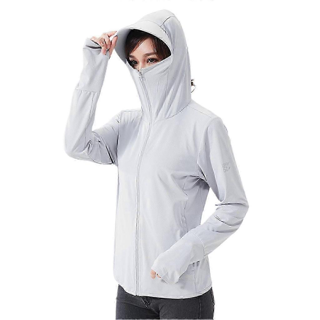 \u200bLightweight UV Protection Sun Hoodie with UPF Sunproof Design for Summer Outdoor Daily Wear and Travel