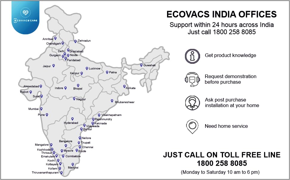 ECOVACS Washable Mop of X5 PRO OMNI Replacement Consumables Accessories (Pack 1) OMNI/X5