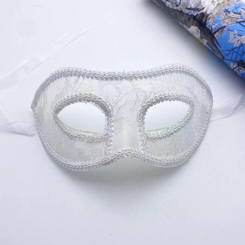Maskenballmaske für Damen Mädchen Venezianische Maske Damen Halbgesichtsmaske Augenmaske Weihnachten Halloween Cosplay Spitze Maske