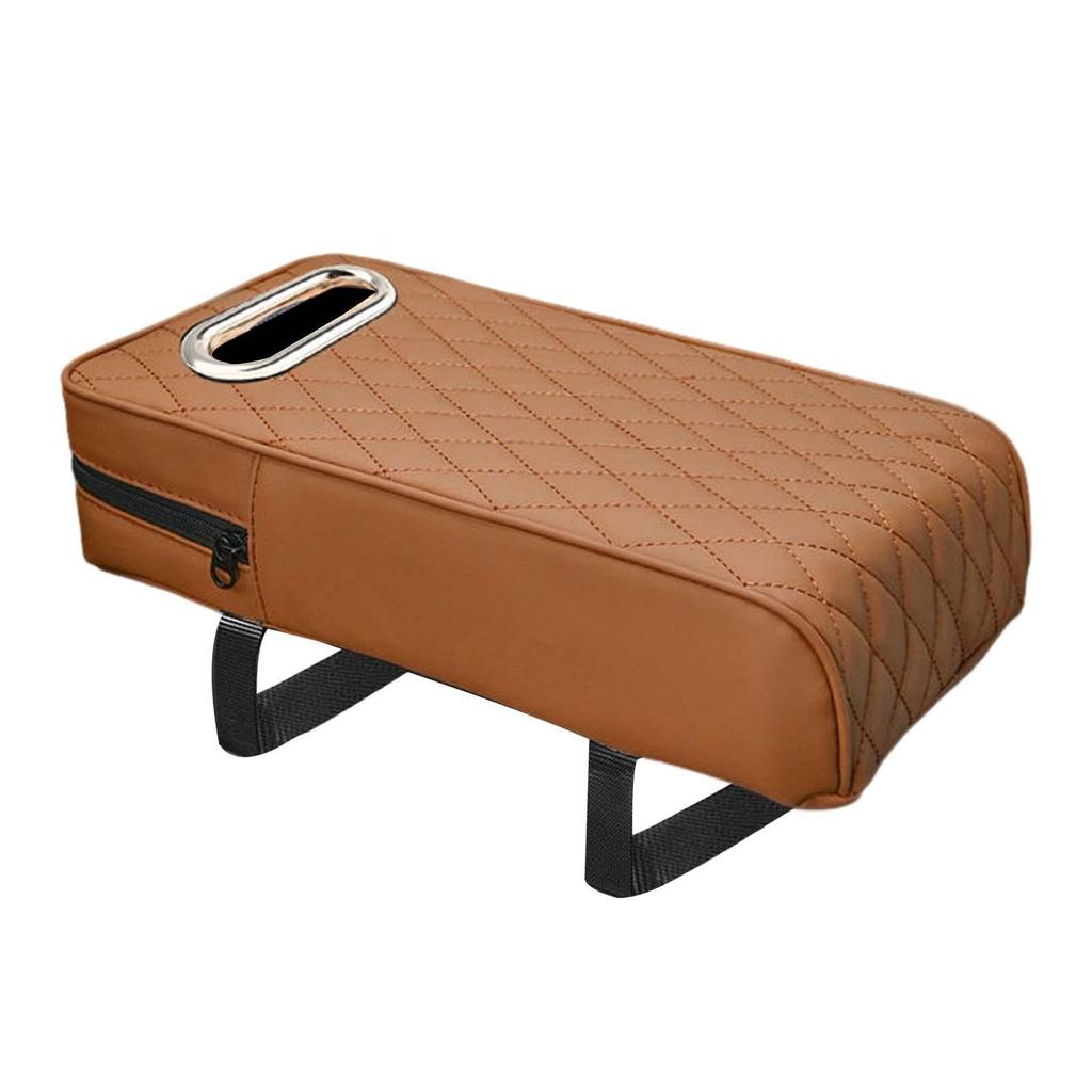 Arm Rest Pad Car Center Console Cover Universal PU Leather Car Armrest Box Cover