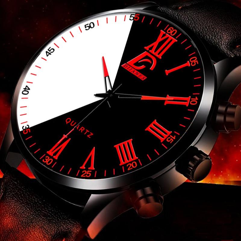 Buy DIJANES Mens Minimalist Watches Luxury Men Fashion Casual Leather ...