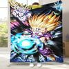 Goku D-Dragon Ball Anime Super Saiyan Flannel Throw Blanket,Cozy Warm Blanket for Bed,Sofa,Living Room,Picnic,Home Decor,Gift