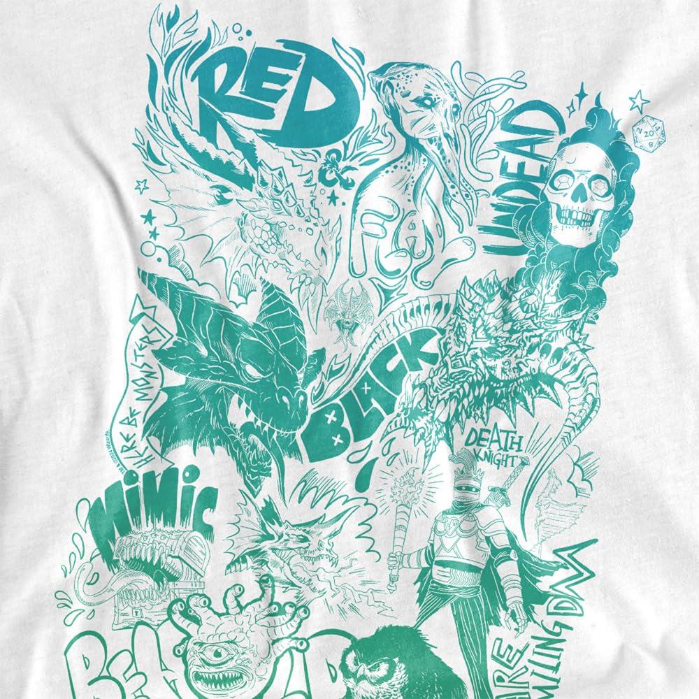 Dungeons & Dragons Mens Sketchbook T-Shirt
