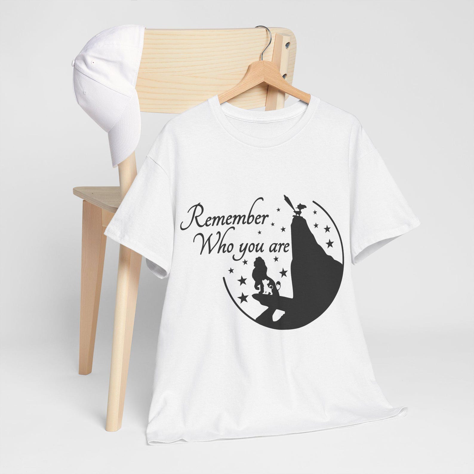 Remember Who You Are moon silhouette T-Shirt | Inspirational quote tee 2XL