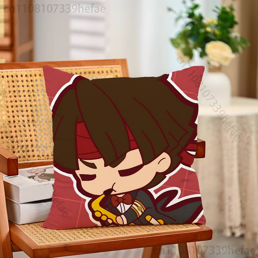 Game AAce AAttorney Pillow Case Plush Pillow Cases Home Decoration Pillow Cover for Sofa Bed Chair Living Room