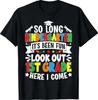 So Long Kindergarten Graduation 2025 Graduate Kids Boy Girls T-Shirt