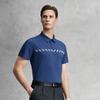 FILA Golf Series Contact Cool Classic Design Polo Shirt Men tops Deep-Sapphire-Blue A11M625160FNV