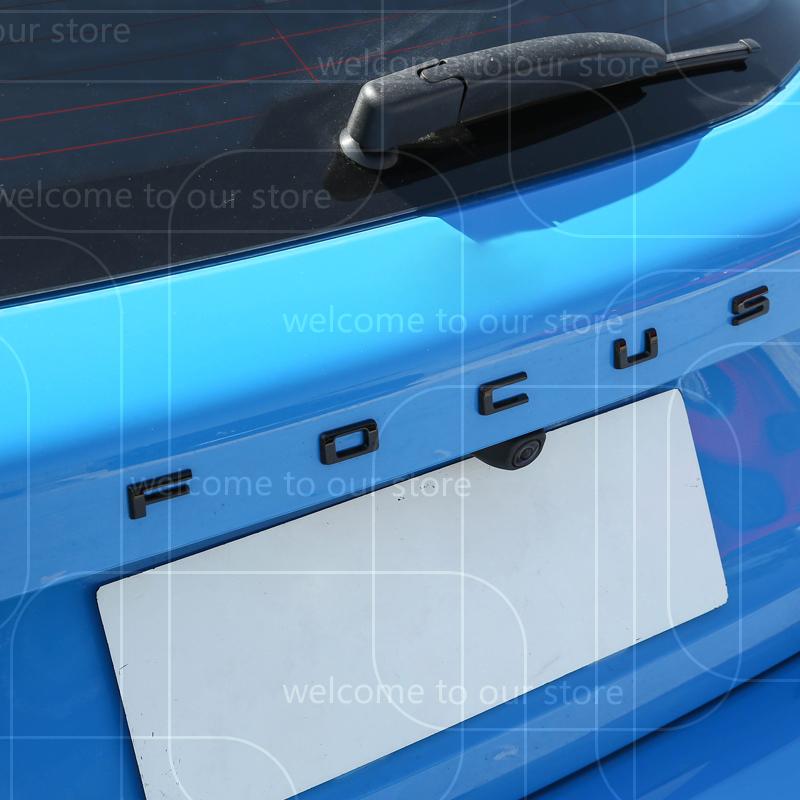 LLC3 3D For Ford Focus 2 3 4 MK2 MK3 MK4 ST Car Sticker Zinc Alloy Emblem Body Accessories Styling Metal Rear Trunk Badge Decal