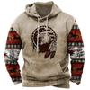 Fashion Sweatshirts Men Hoodies Men's With Elk And Yak Graphic 3D Printed New Autumn Oversized Pullover Polyester Fiber Clothing