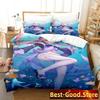 Game Genshin Impact Sangonomiya Kokomi Bedding Set Single Twin Full Queen King Size Bed Set Adult Kid Bedroom Duvetcover Sets