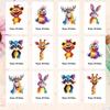 12Pcs Anniversary Greeting Card For Men Women Husband Wife Adult Kid Cartoon Dog Birthday Greeting Card With Envelope