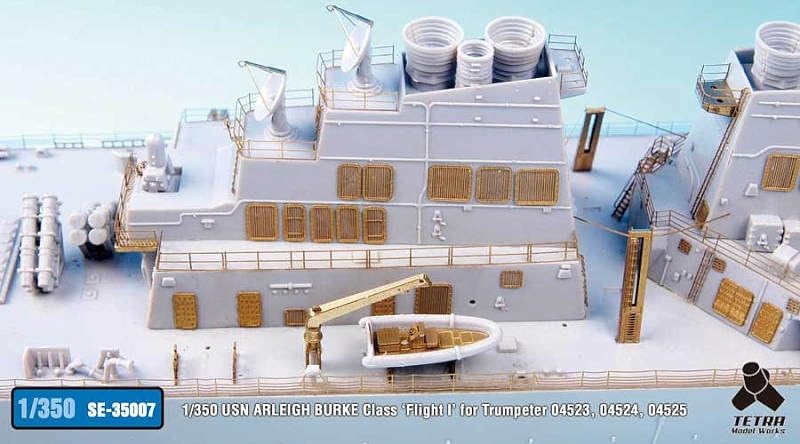 Tetra Model SE Series US Arleigh Guided Missile Destroyer Flight I Plastic Model Parts SE3507 1/350 Burke-class (TR Model)