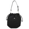 Saturn Logo Drawstring Tote Bag Women Handbags Black 57010007UW01F4N401