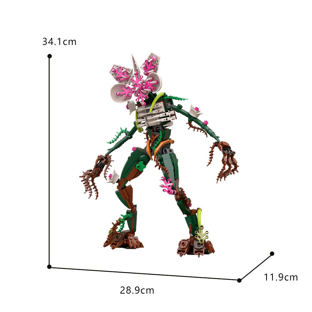 34CM GSBAN MOC Movie Strange Chomper Orchid Monster 419 Pieces of Building Blocks Children's Toys Educational Toys Holiday Gifts