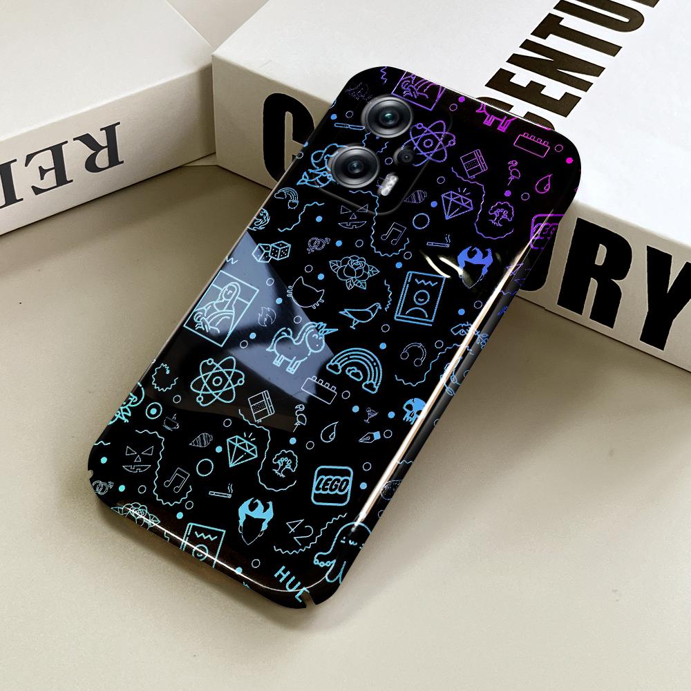 All-inclusive Film Phone Case Cartoon Fashion Design Hard Shell Full Cover Camera Protection Case for iPhone Samsung Xiaomi Poco Redmi