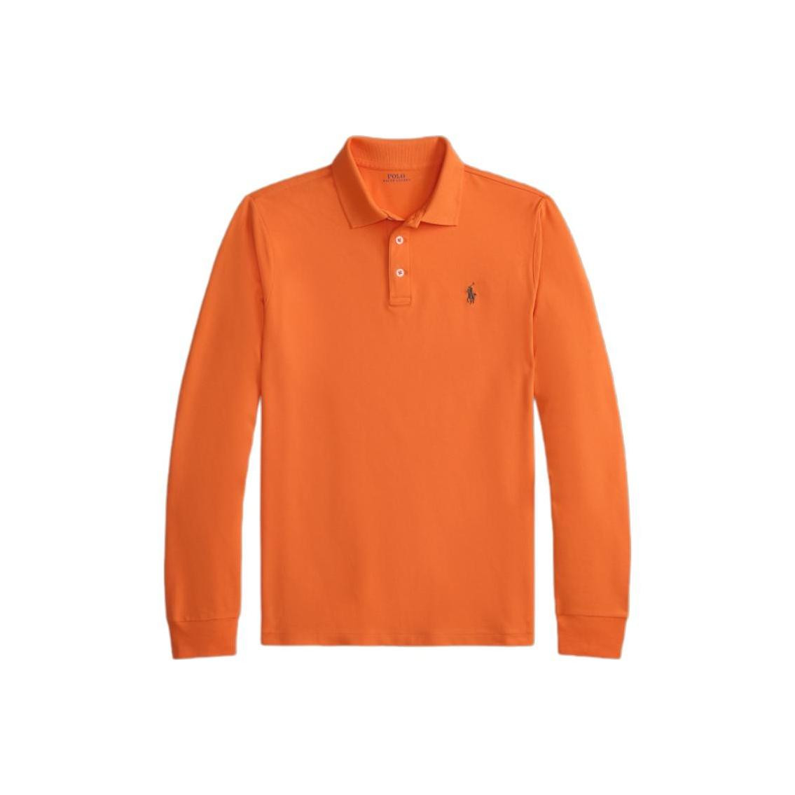 

Polo Ralph Lauren Slim Fit Поло с длинным рукавом и вышивкой в виде пони и ребристыми манжетами Мужские топы MNPOKNI16824697-800 M