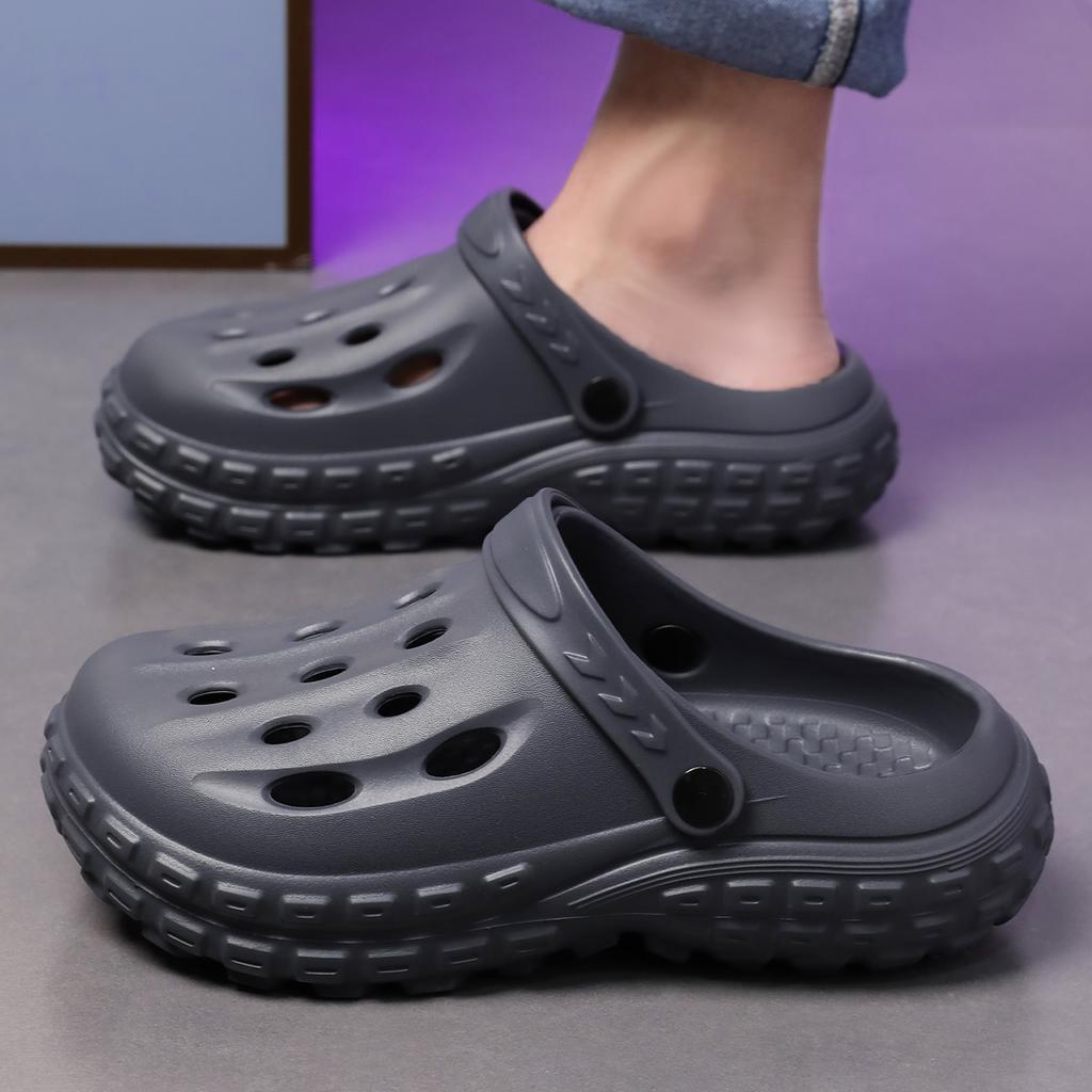 Platform Women Clogs Shoes Beach Garden Thick Bottom Sandals Fashion Comfortable Non-Slip Slippers Summer Indoor Outdoor Men Hole Shoes