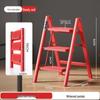 Folding A-Frame Ladder: Multifunctional, Thickened, 3-4 Step Indoor Ladder & Flower Stand