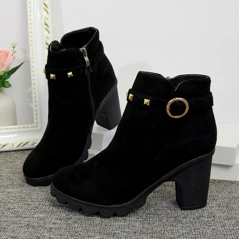 Fashion Women's High Heel Boots 2024 Spring and Autumn Fashion High Heels Casual Designer Shoes Comfortable Outdoor Boots Women's Shoes