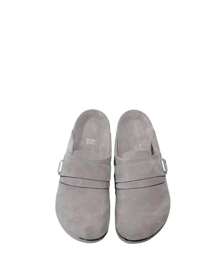 Fashion Spring/Autumn Women's Slippers Outdoor Closed Toe Flat Shoes for Women Slip On Platform Modren Flats Anti-slip Fashion Slides