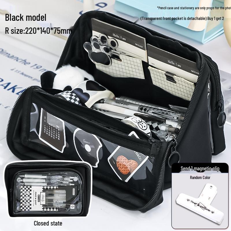 Nine-Layer Ita Bag Pencil Case - Large Capacity, Stylish, DIY, Girl's Trend, Simple Stationery Box