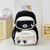 School bag high value ins fresh and cute, junior high school students contrast colors, casual, lightweight and large capacity