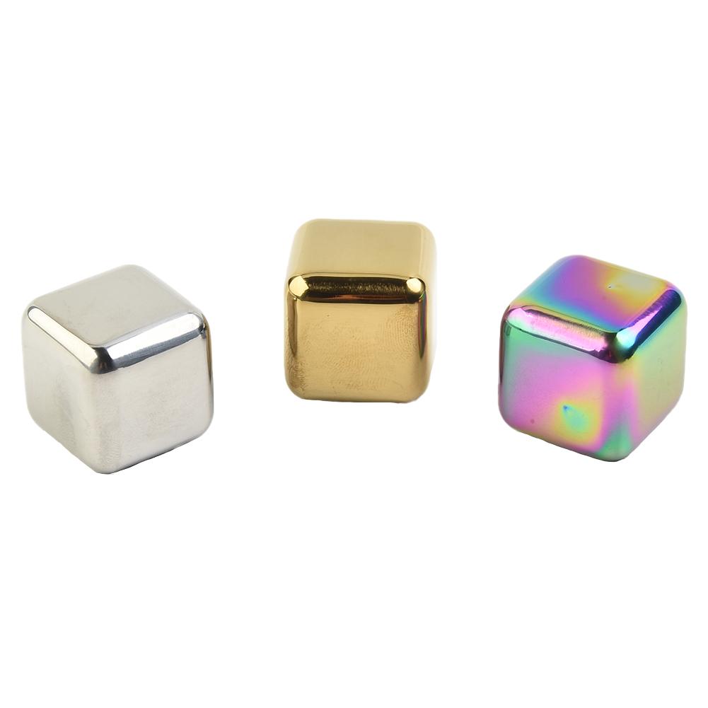 Food-grade Steel Ice Cube (304) Stainless Steel 2.7x2.7x2.7cm