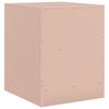 Nightstands 2 Pcs. Pink 34.5 X 39 X 44 Cm Steel