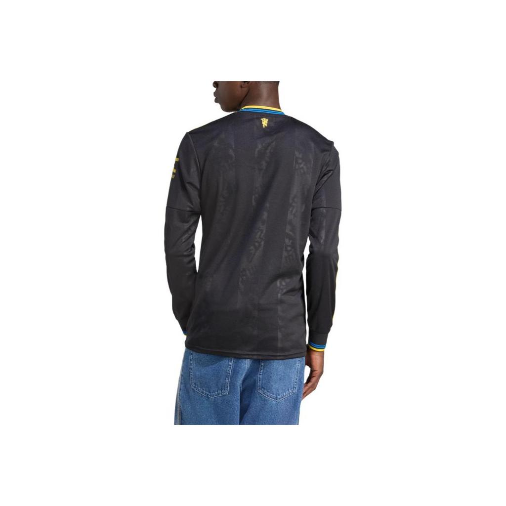 Adidas Manchester United 25/26 Tredjedrakt Fanversjon Hurtigtørkende Slim Fit Langermet Fotballskjorte Herretopper KD4226
