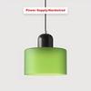 Colorful Design Glass Pendant Light Artistic Nordic Chandelier Creative Design Vintage Style Ceiling Lamp Dinner Table