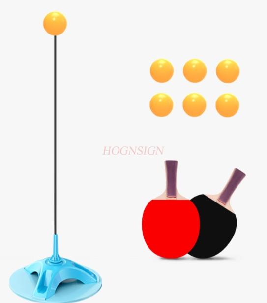 Table Tennis Trainer Household Self Training Artifact Children'S Elastic Soft Axis Indoor Toys Parent-Child Military Ball