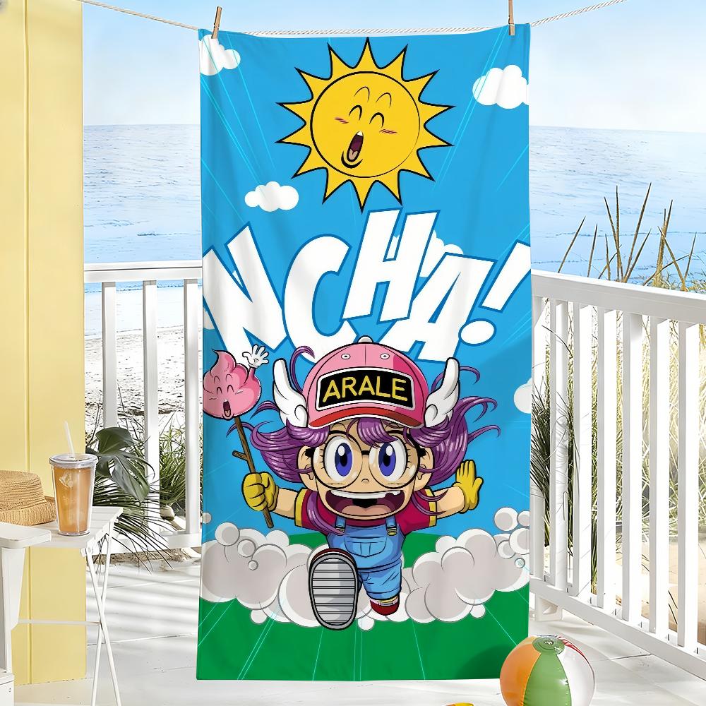 

Classic Anime D-Dr. Slump Cute Towel Soft Pool Gift For Travel Gym Shower Camping Quick Dry Sports Large Beach Towels W30*H60(CM)